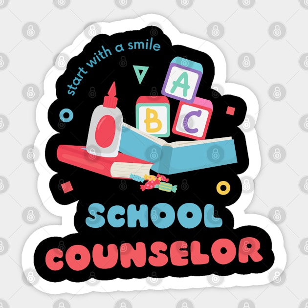 School Counselor Sticker by baha2010